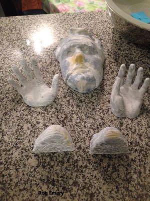 3d printing the hand and feet